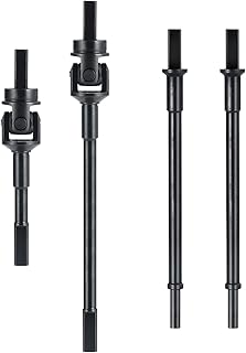 1 Set Front Rear CVD Drive Shafts Metal Axle Driveshafts for Axial SCX10-III AXI03006 AXI03027 1/10th RTR RC Crawler Car