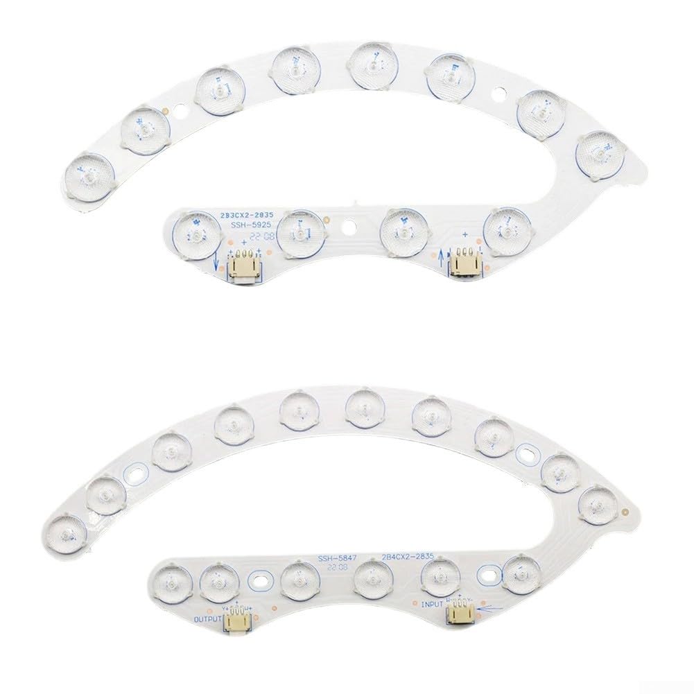 Modulo LED per plafoniera, 72 W/96 W, kit di ricambio dimmerabile con lente ottica, temperatura 3 colori 3000 K-6000 K, installazione magnetica per riparazioni di casa e ufficio (6 pezzi)