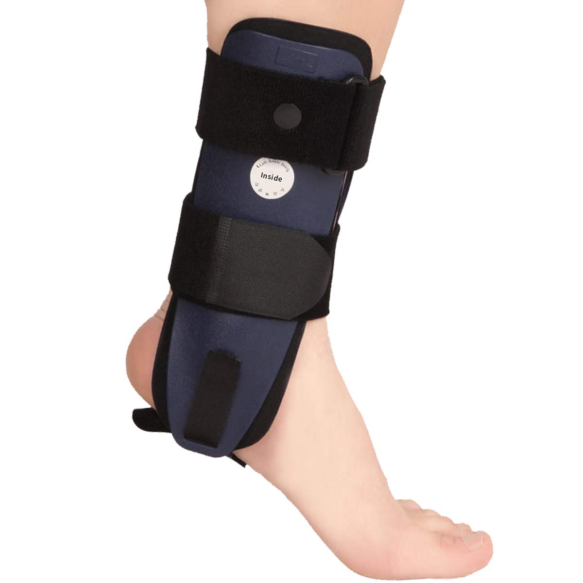 VELPEAU Ankle Brace Stirrup Ankle Splint Adjustable Rigid