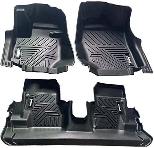 3pcs Car Floor Mats Tpe Carpet For Suzuki Jimny Jb64 Jb74 2018-2021 Left Hand Drive Automatic Transmission Accessories