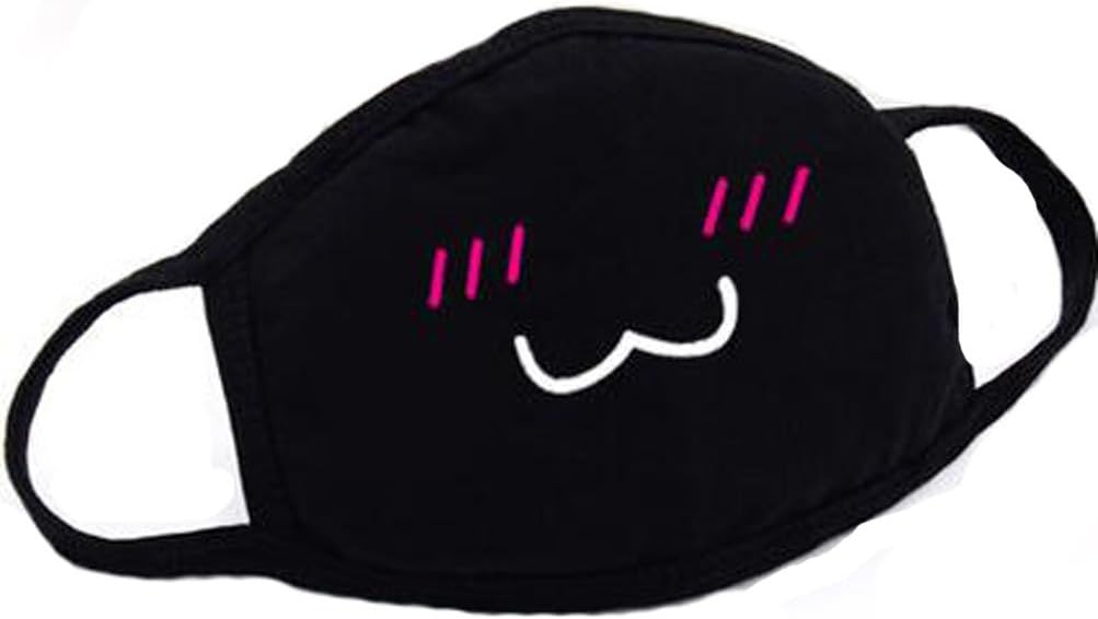 Unisex Cartoon Mouth Mask Reusable Face Masks 2 Pack Washable Cotton Face Protection for Adult Teens