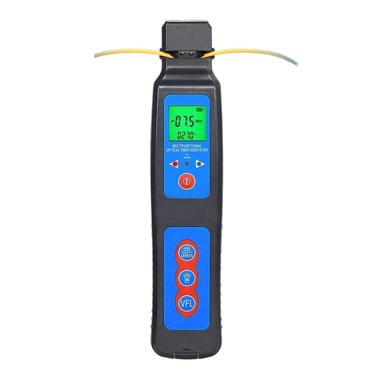 Fiber Tester, AUA-40 Fiber Optic Identifier Live Fiber Optical Identifier with Built in LED 10mwVisual Fault Locator 800-1700nm(AUA-40A)