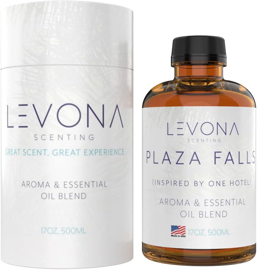 Levona Scent Home Luxury Scents: Plaza Falls Fragrance Oil Inspired by One Hotel Essential Oil – Pure Essential Oils for Diffusers for Home – Scented Oil