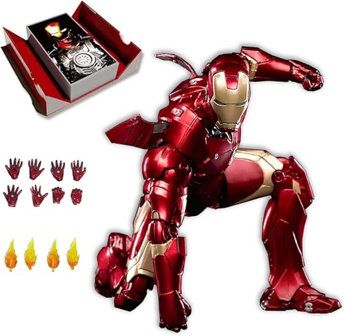 Image of ZD Box Toys Collectible Action Figure Full Box Set: Anniversary Series Non-Luminous Version 1:10 Scale Super Hero (MK - Iron Mark III)