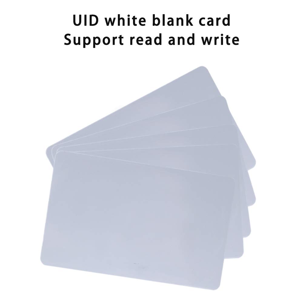 FST (confezione da 100) Scheda IC UID 13,56 MHz Schede di Controllo Accessi RFID PVC Sottile Blocco Modificabile 0 Smart Keycard Scrivibile a Settore