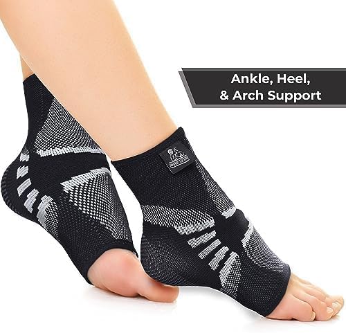 Miniatura 9 de Nordic Lifting Mangas de compresión de tobillo (1 par) - Soporte para recuperación y prevención de lesiones - 1 año de garantía..