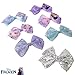 Disney Frozen II Girls 7 Piece Princess Hair Bow Set, Alligator Clip, Accessories for Ages 3+
