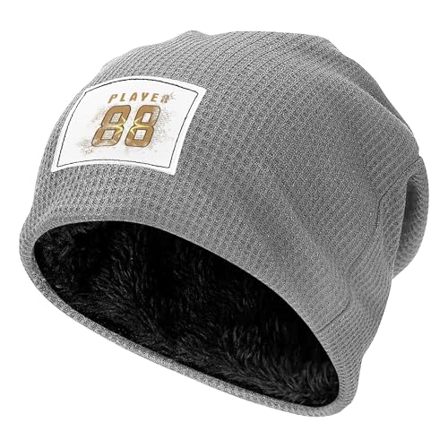 Bonnet extensible chaud léger avec doublure intérieure peluche