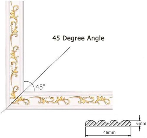 Miniatura 2 de Primst Moldura flexible autoadhesiva de 118 pulgadas, resistente al agua, 3D, molduras de techo, líneas de pared para decoración del hogar (negro +