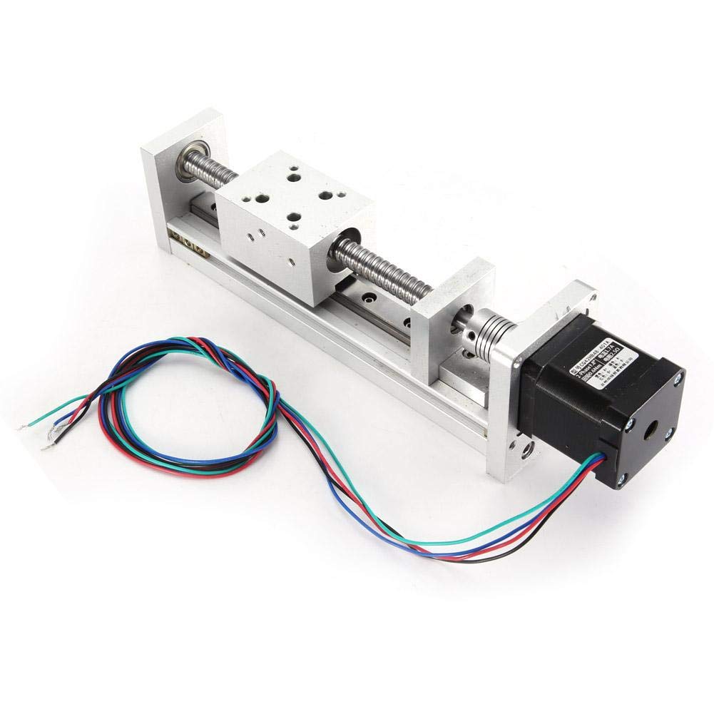 Buy Linear Rail Slide, 100mm Range CNC Linear Guide Rail Slide Stage ...