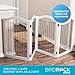 Internet's Best Wire Dog Gate with Arched Top - 4 Panel - 30