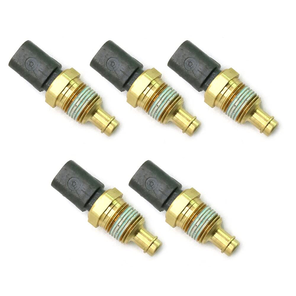 Sensor Compatible con Dodge Challenger Charger Ram 1500 Sensor de Temperatura del refrigerante del Motor para Jeep Grand Cherokee Wrangler (Color: 5 Piezas)