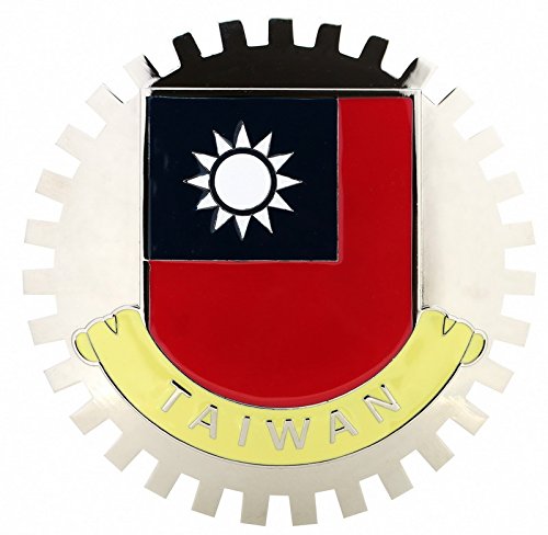 FLAG OF TAIWAN-CAR GRILLE EMBLEM BADGES