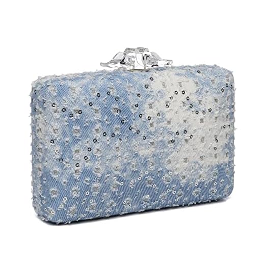 Abbacino Clutch cuadrado azul Azul