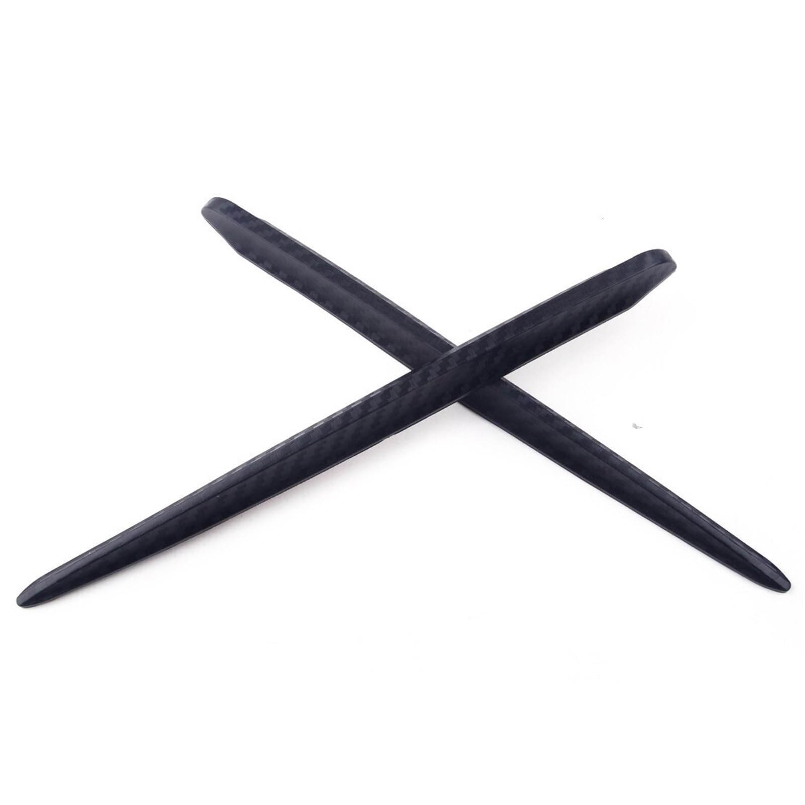 Tira Protectora de Parachoques DWCX - 2 Protectores de Parachoques para Coche, Esquinas, Tiras antiarañazos, Pegatinas Fibra Carbono, Barras protección