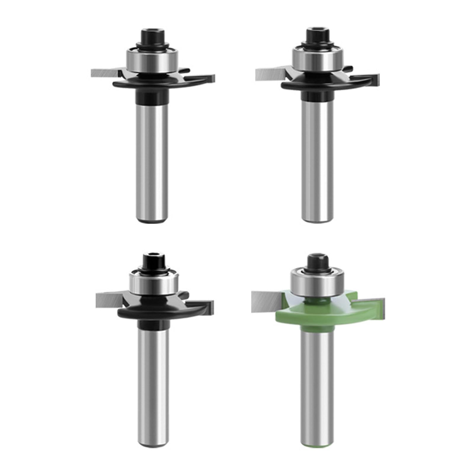Fresa per fresa superiore, fresa a disco per fresa superiore, 8 mm, codolo 2 mm, 3 mm, 4 mm, 5 mm, con cuscinetti a sfera, utensili per la lavorazione del legno, fresa a a filo per il taglio del legno
