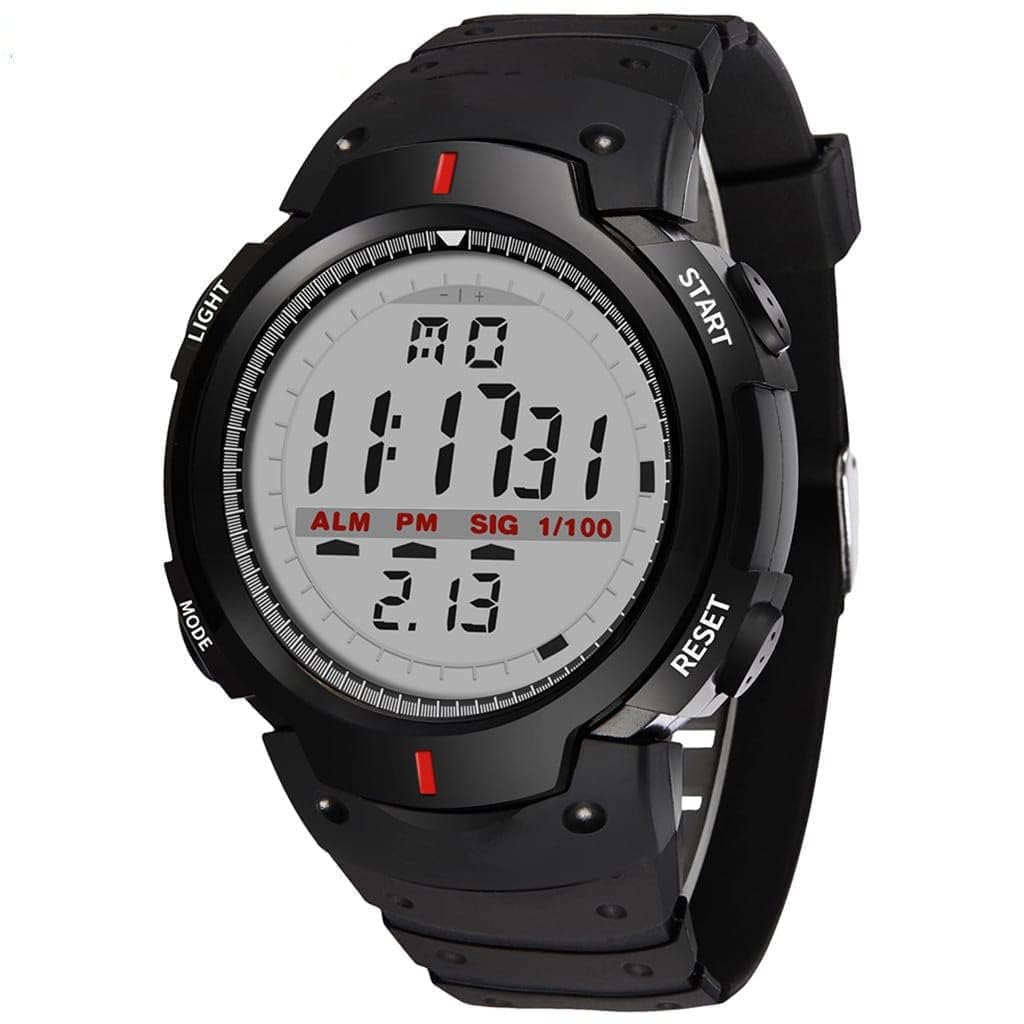 Men and Women RedDot Men Women Kids Black Sports Digital Watch Boys Girls Water Resistance Digital Watch - Unisex (B0CTFG17JH) Amazon Price History, Amazon Price Tracker
