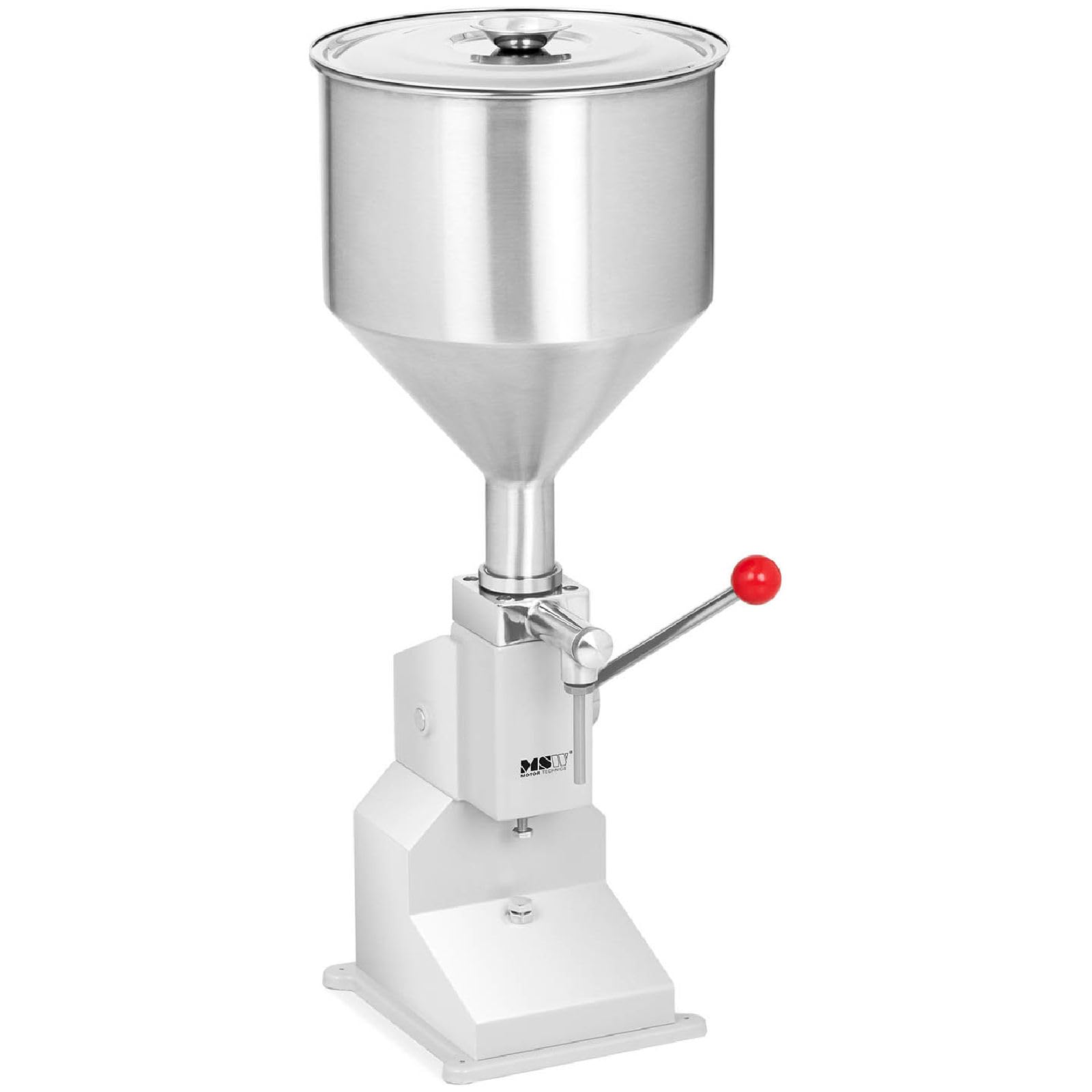 MSW MSW-FMM-01 Abfüllmaschine manuell Abfüller Füllmaschine 5 bis 50 ml 10,6 l Cremes Pasten Öl Essig abfüllen