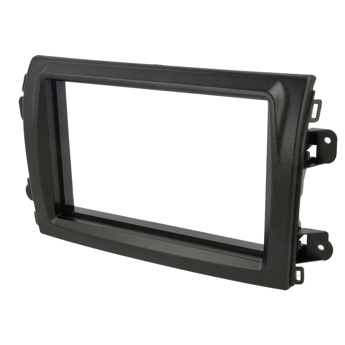 Audioproject A461 – Mascherina autoradio 2 DIN compatibile per Fiat Ducato serie 8 dal 2021 doppio DIN per radio auto, colore nero