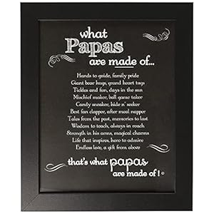 Papa chalkboard frame gift for papa for fathers day birthday birth of grandchild made in usa  urban country home decor
