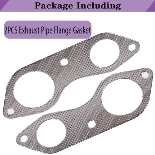Image of 31575 (2PCS) Exhaust Pipe Flange Gasket For CHEVROLET，GMC，C1500 PICKUP SUBURBAN,C2500 PICKUP SUBURBAN K1500 PICKUP SUBURBAN K2500 PICKUP SUBURBAN 1996 1997 1998 1999;CADILLAC ESCALADE 1999-2000