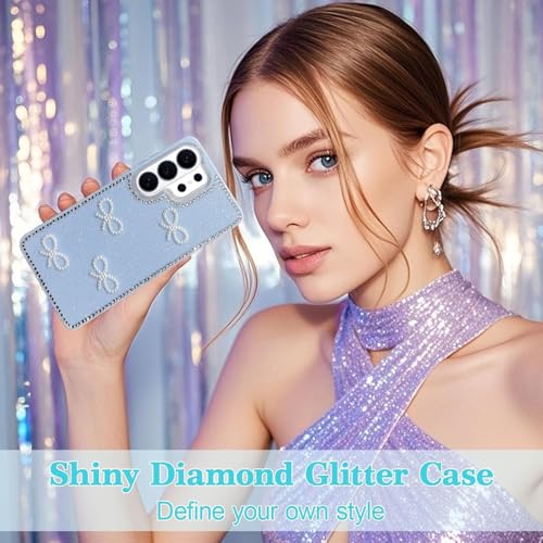 Image of DIZORO for Samsung Galaxy S26 Ultra 5G case,Cute Bow Tie Aesthetic Phone Case,Trendy Slim Hard IMD Shockproof Protective Bumper Designer Phone Back Cover for Women Girls - Sierra