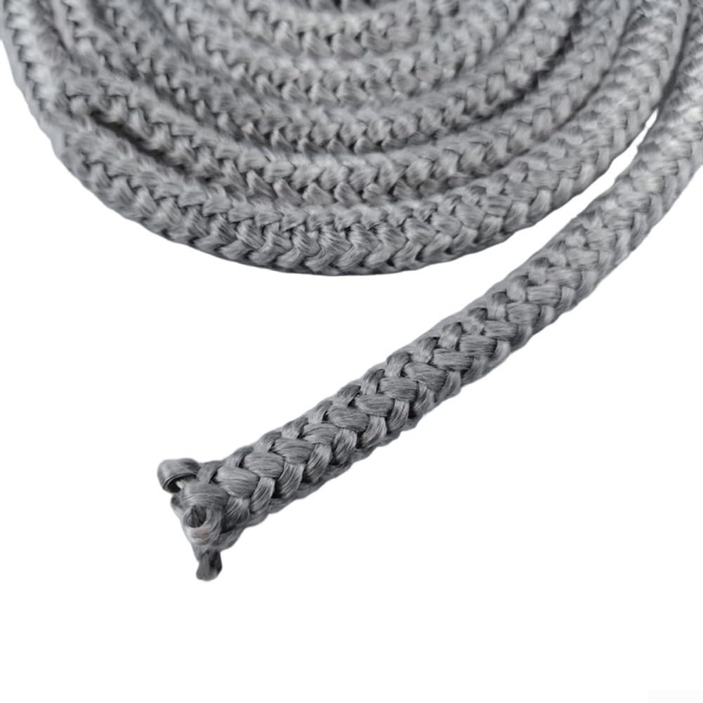 Corda resistente al calore, Corda in fibra di vetro resistente al calore 20mm*(2-2,5) m Caldaia Camino industriale Guarnizione Stufa a legna(20mm*2m)