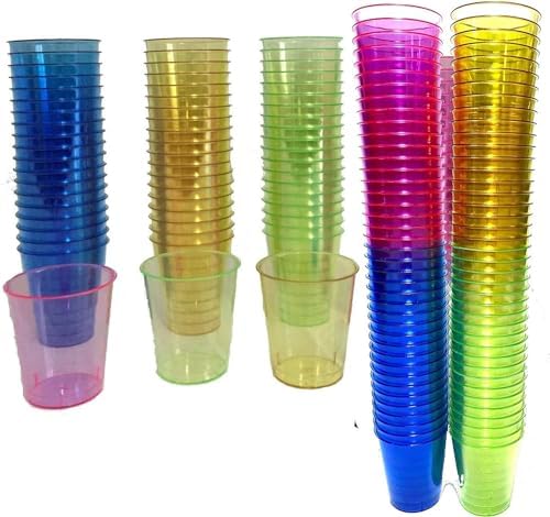 300 Bicchieri Da Shot Colorati UV - Riutilizzabili Per Feste E Eventi - Foto 7