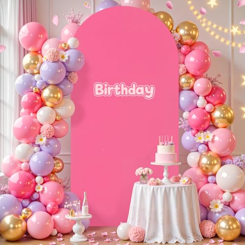Funda Arco Fondo Fotográfico 7.2 pies Rosa Fucsia miniatura 5