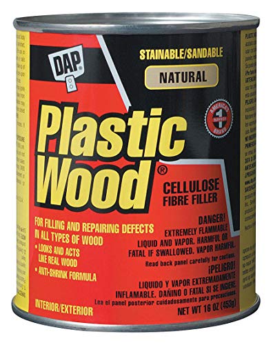 DAP 21506 Plastic Wood Filler, 16-Ounce, Natural