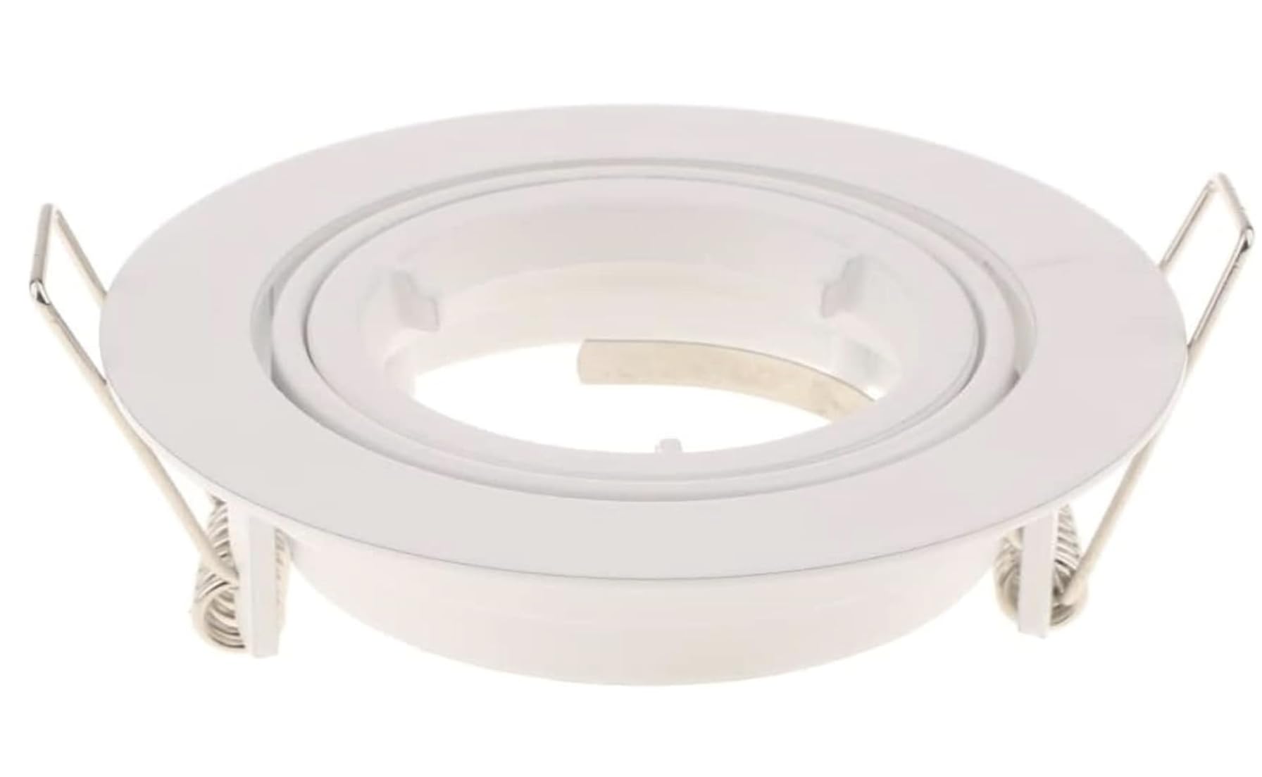 Reliable Electrical Mr16 Ceiling Downlight LED Light Holder Mr16 Fitting Recessed Spotlights Trim Ring Fitting GU10 Light Mounting Frame with GU10 Lamp Holder for Ceiling Spotlight (6)