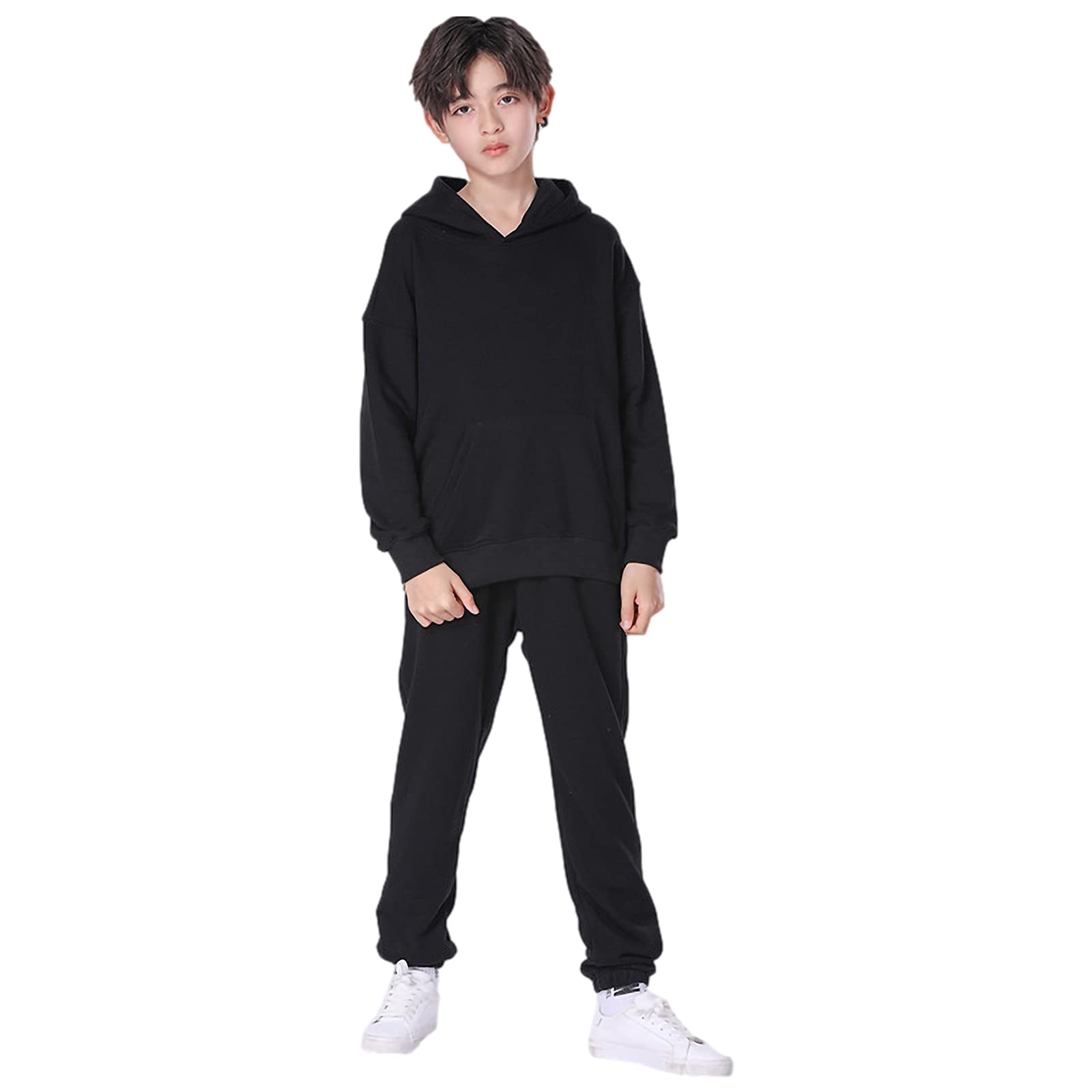 amropi Enfants Garçon Survêtement Ensemble Pantalon et Haut Sweat à Capuche Vêtements Set pour 3-12 Ans