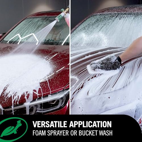Turtle Wax Snow Foam, Thick, Ph Balanced Car Shampoo. 5L, Pack Of 2, Cherry Scented, Streak Free Formula Safe For All Paint, Tyres, Wheels And Trim, Perfect For Overall Car Cleaning - 3