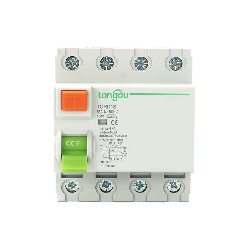 Interruttore Magnetotermico Differenziale Interruttore Di Differenziale Ritardo Tipo Elettromagnetico(4 Pole 300 mA,16A)
