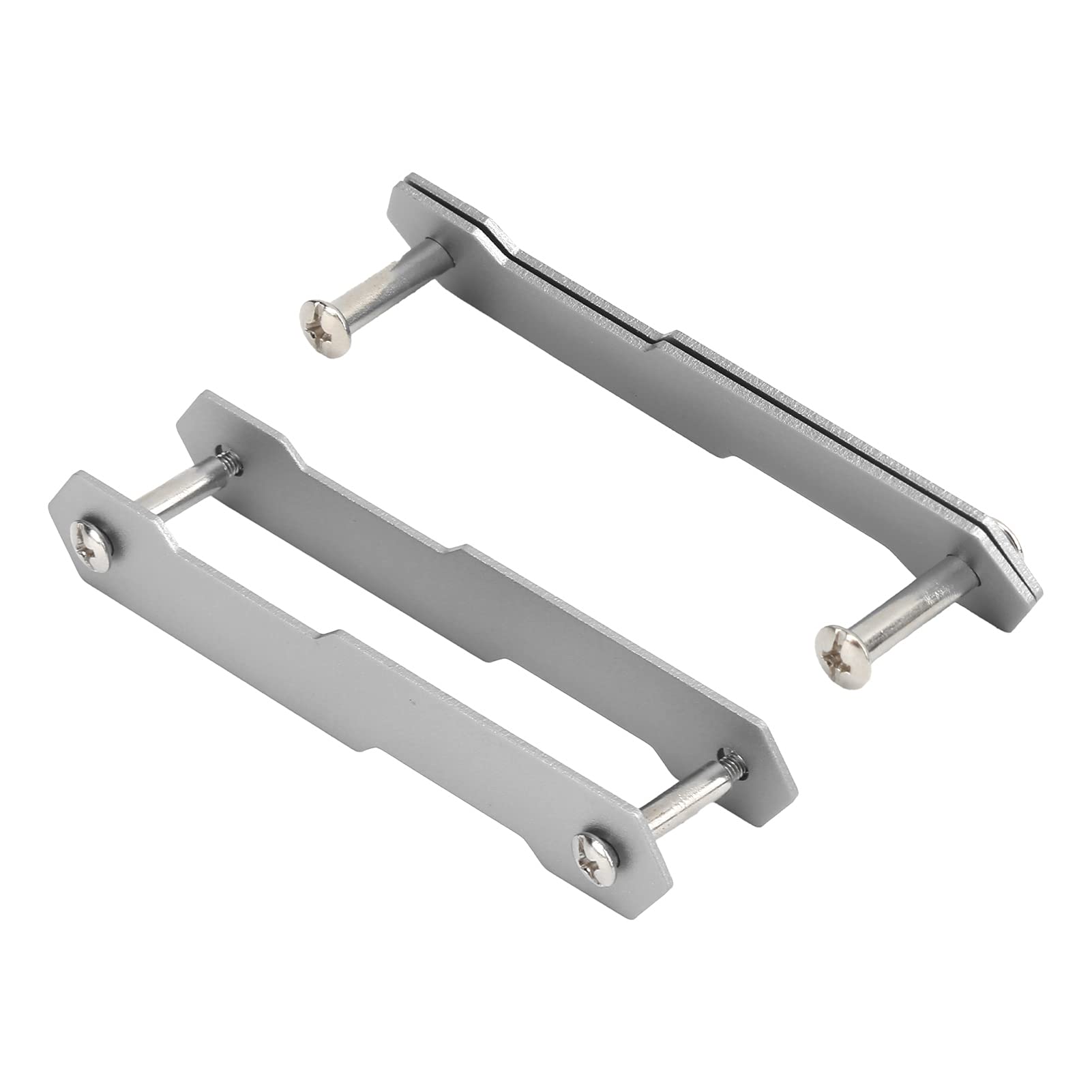 2 Organisateurs De Clés En Aluminium - Porte Jusqu'à 12 Clés | Design Compact | Bleu Et Gris | Cadeau Homme