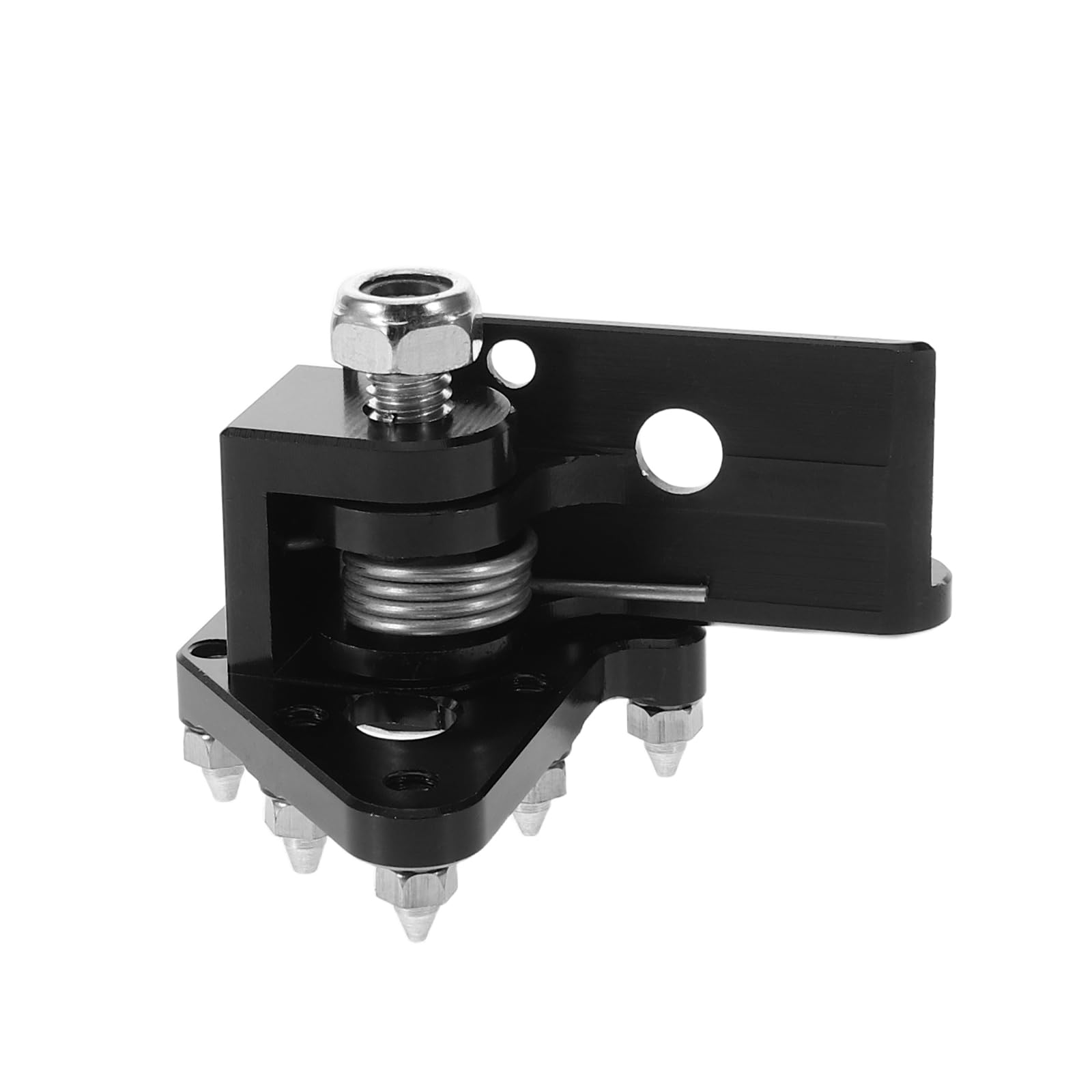 Estribera trasera de motocicleta en aluminio negro para motos todoterreno