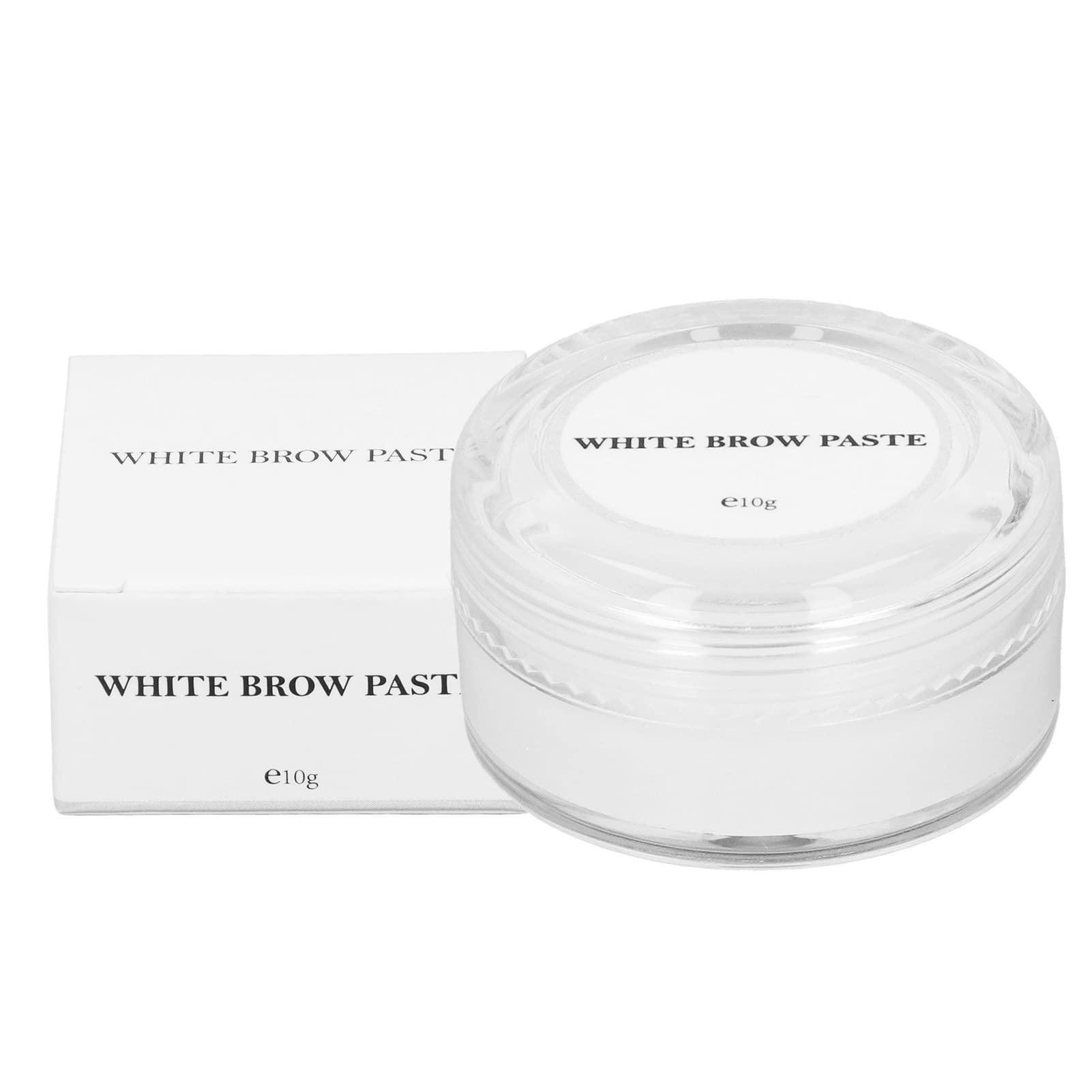 Pasta de Cejas de Mapeo Blanco de 10g, Lápices Delineadores de Ojos Lavables, Uso Profesional, Plantilla de Microblading de Cejas Reutilizable, Cejas de Maquillaje Permanente