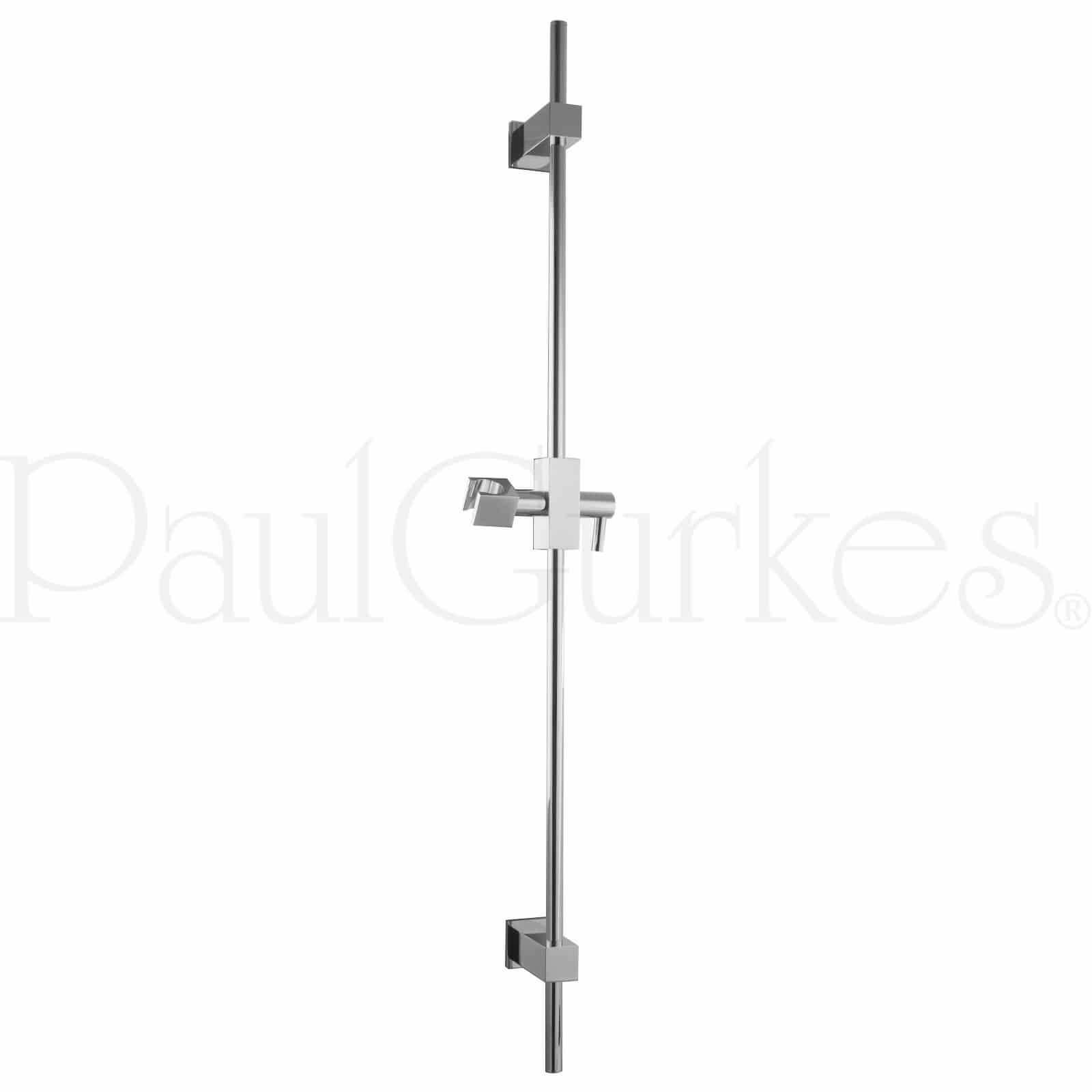 Paul Gurkes – Ducha Juego de barra rectangular redondo Barra de ducha Alcachofa de mano aufputzd usche