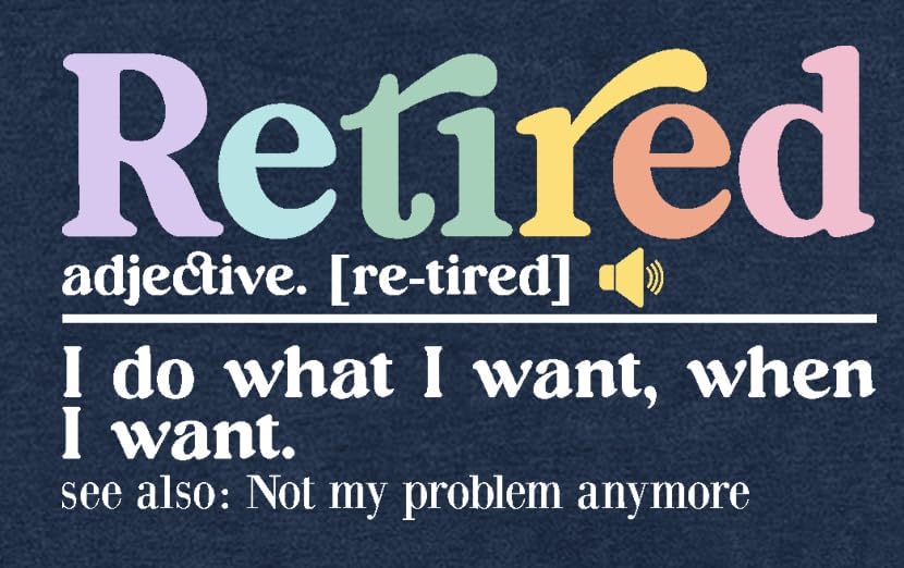 Retired Shirt for Women Retirement Teacher Tshirts Grandma Retired Life Tee Tops - Image 5