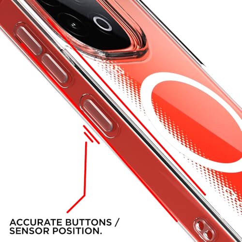 Image of Amazon Basics Back Cover for iQOO Neo 10 5G / Vivo Y300 GT 5G Mag-Safe Shockproof PC + TPU Protective Case Magnetic Support Bumper Case (Transparent Mag-Safe)