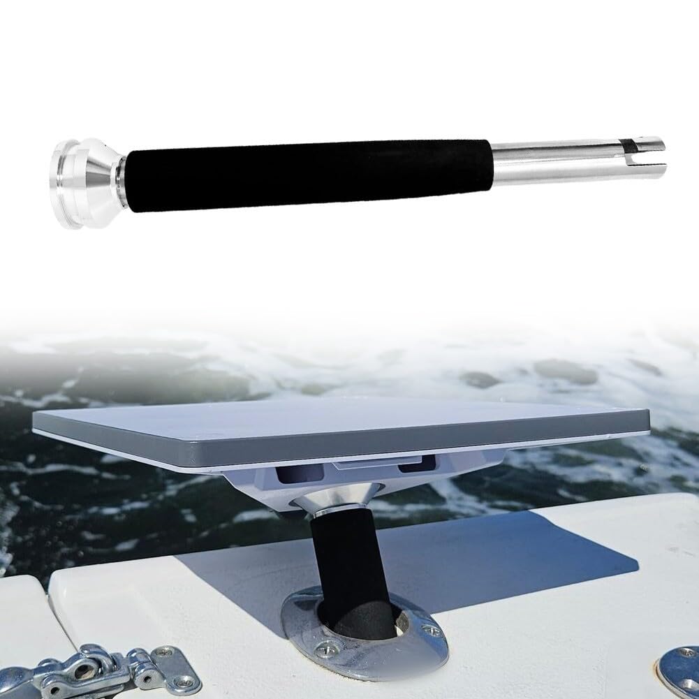 Marine Pole Supporto per Starlink per Mini - Acciaio Inox 316 Fissaggio Palo Yacht Barca RV - Angolo Regolabile Resistente all'acqua Salata Argento