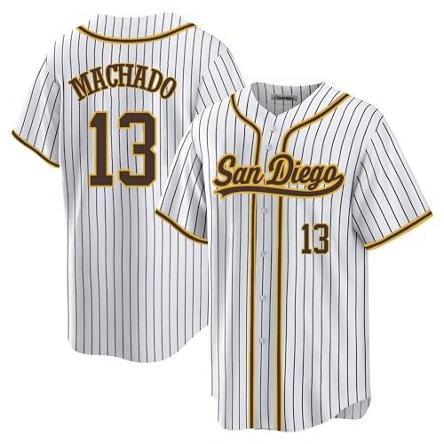 Manny Machado Jersey San Diego White Mens Baseball Stitched