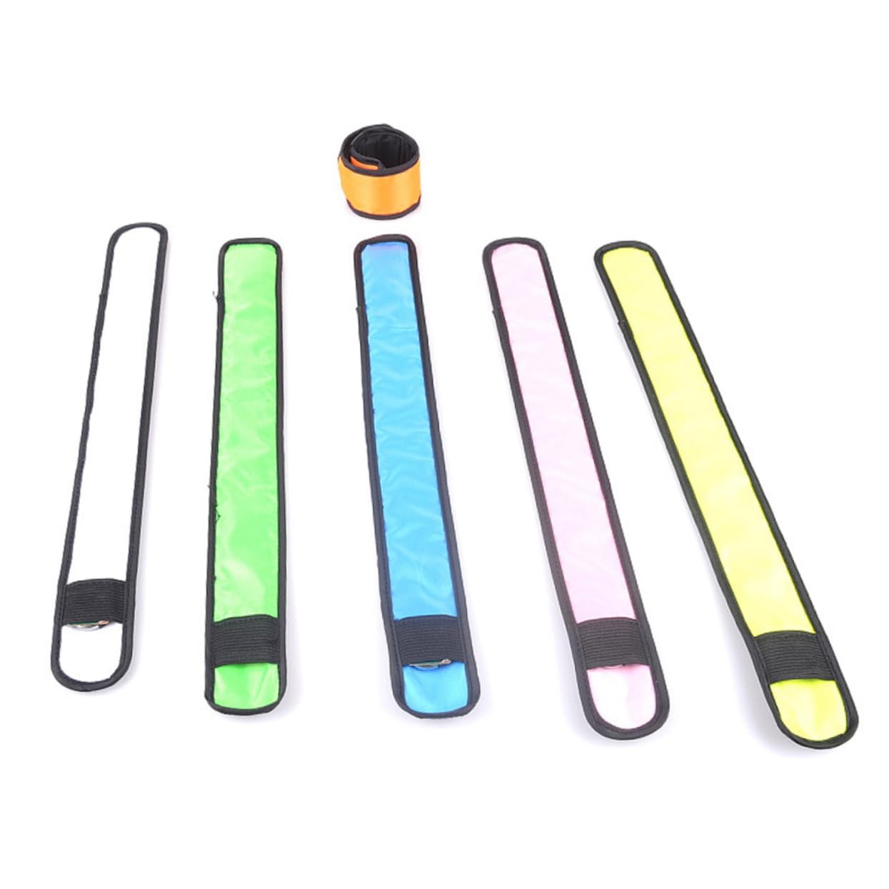 BESPORTBLE 12piezas Brazaletes Led Brillantes Para Eventos Nocturnos Pulseras Reflectantes De Slap Para Fiestas Al Aire Ciclismo y Celebraciones