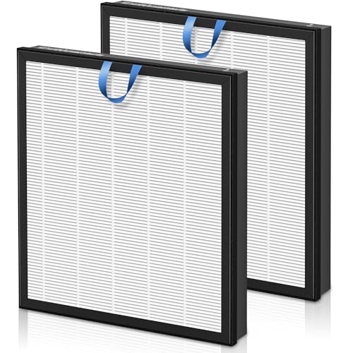 Image of Vital 100S Replacement Filter for LEVOIT Vital 100S and Vital 100S-P Air Purifier, HEPA and High-Efficiency Activated Carbon Filter, Vital 100S-RF, 2 Pack, White