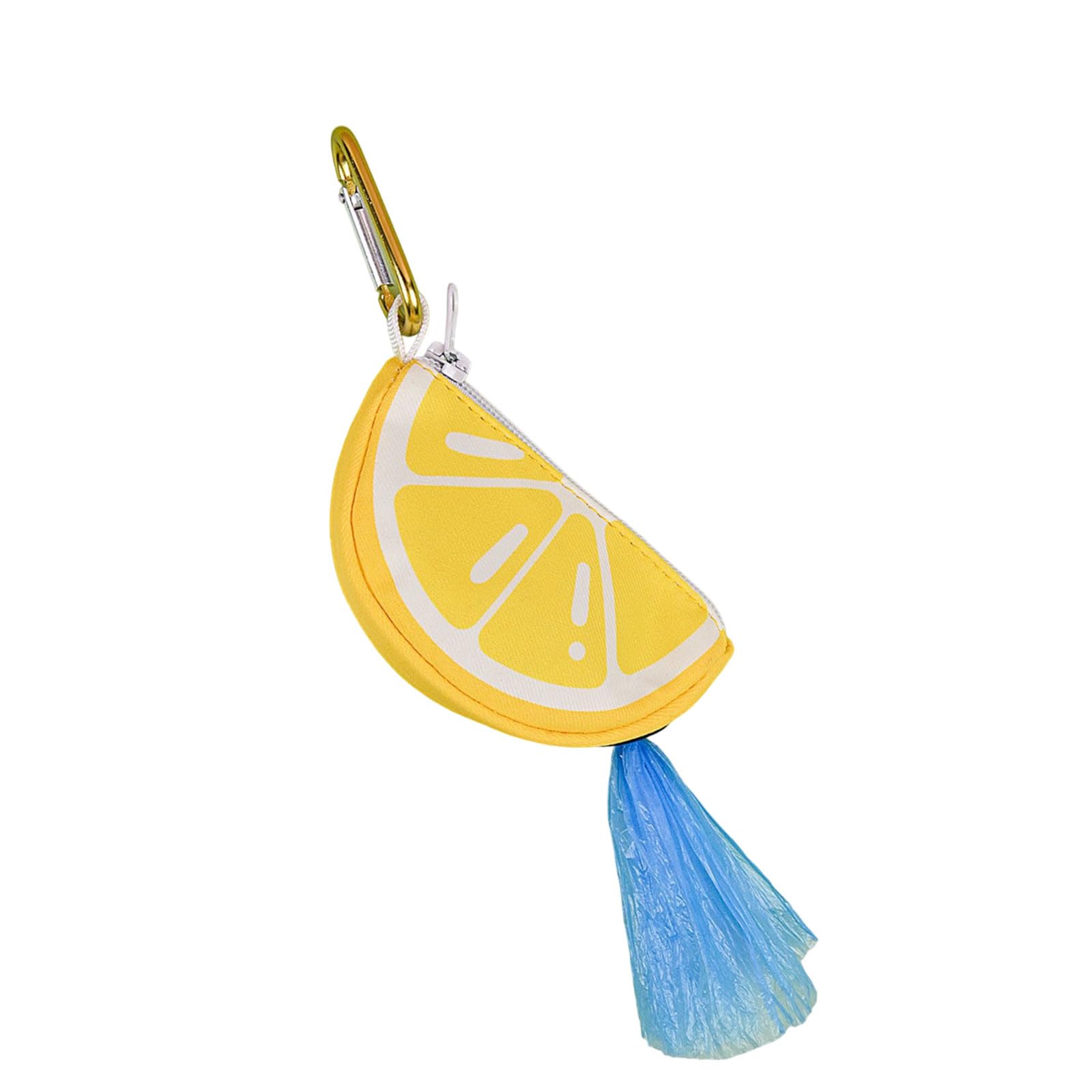 NEWFT Fruit Printing Pet Waste Bag Holder Dog Walking Trash Bag Dispenser Poop Bag Holder Outdoor Pet Waste Bag Organizers