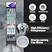 NAFCOOL Commercial Beverage Refrigerator Display Fridge,Tall Slim Single Glass Door Merchandiser Drink Cooler with LED Light Adjustable Shelves,ETL and NSF Approval,6 Cu Ft,15.4
