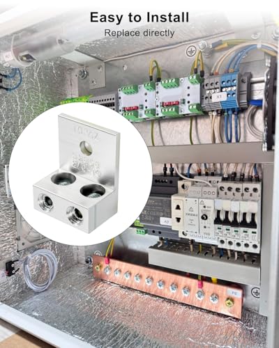 Cosses mécaniques gain de place double fil aluminium 2/0 pour jonctions électriques rapides