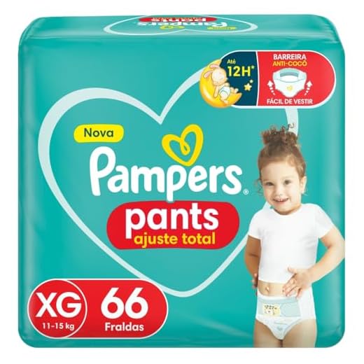 Pampers Fralda Pants Ajuste Total Xg 66 Unidades