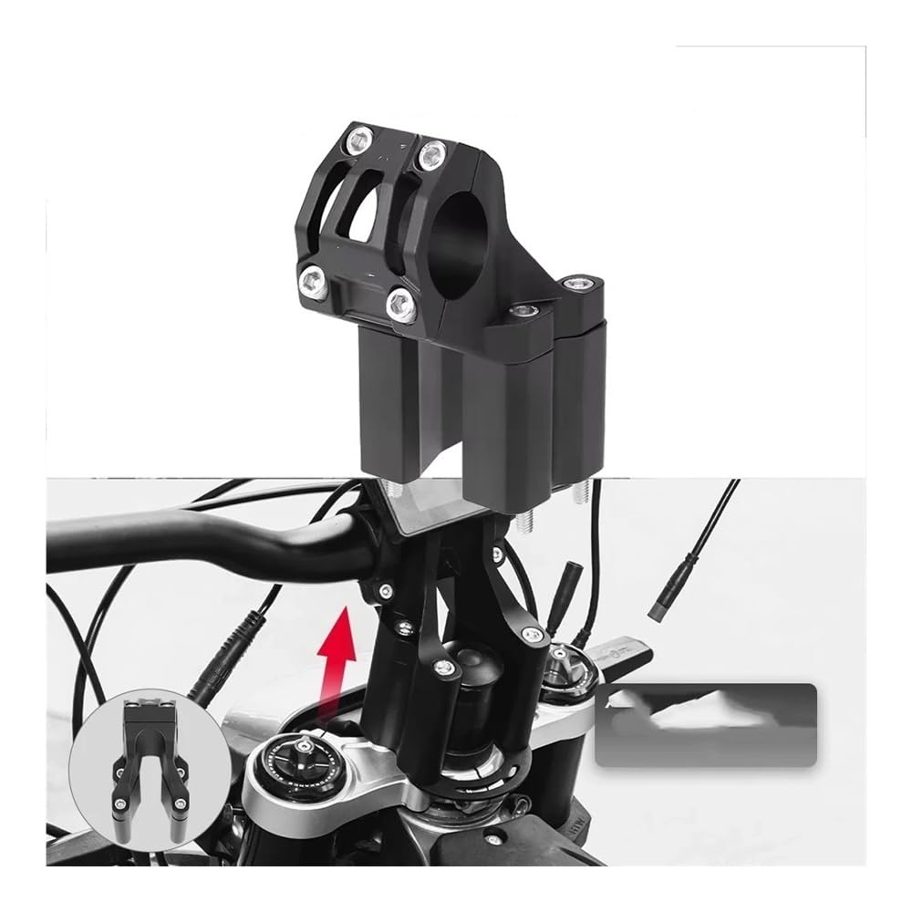 Rialzo manubrio moto Attacco Manubrio Riser A Montaggio Diretto Per Moto Fuoristrada Per Surron X Per Light Bee Parti Modifica Accessori Sostituzione Componente