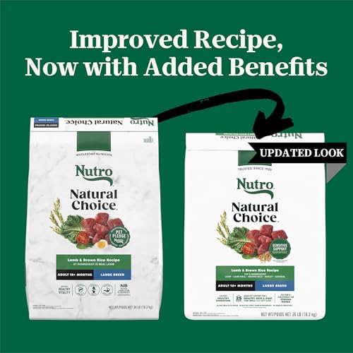 Image of Nutro Natural Choice Large Breed Adult Dry Dog Food, Lamb & Rice, 36 lb